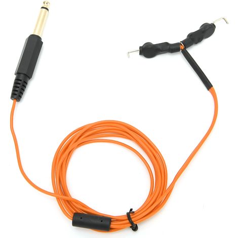 Câble Silicone Orange pour Machine à Tatouage - Ligne et Crochet Professionnels Tatouage (1/5)