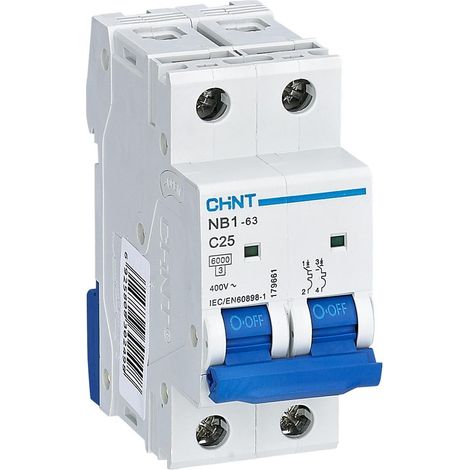 Disyuntor chint 2p 32a 6ka nb1-63 51210