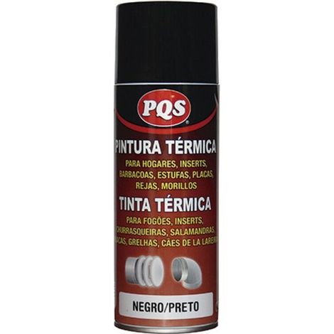 PINTURA TERMICA 900Âº NEGRA 400ML - PQS