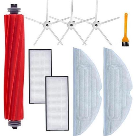 Accessoire Aspirateur - Lingette Pour Balai Robot - Filtre Hepa - Brosse Latérale - Compatible Roborock S7 S70 S75 S7Max S7MaxV - Lot De 1