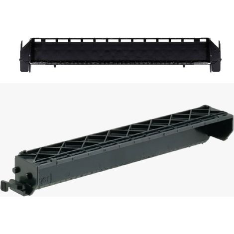 Hager – Support bornier Sanvis pour Gamma 13 – Raccordement terre, neutre et phase – Montage sur rail DIN – Dimensions 195 x 30 x 42 mm