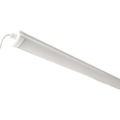 Silamp – Réglette LED étanche 36W 120cm IP65 – Lumière blanche neutre 4000K – Diffuseur opale pour éclairage uniforme – Installation rapide 220V (1/5)