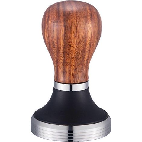 Kaffeetamper, Barista-Gadget, Espresso-Tamper mit Holzgriff, Kaffeezubehör