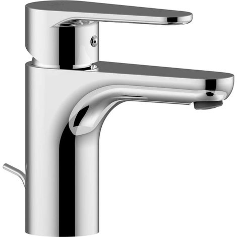 Paffoni - Mezclador monomando para lavabo Green 1"1/4G cromo desagüe automático (1/3)