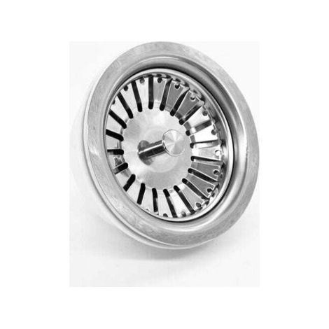 royaluxe -Crépine d'évier de cuisine, bouchon de crépine d'évier en acier inoxydable, remplacement des bouchons de vidange (diamètre: 84 mm) (1/5)