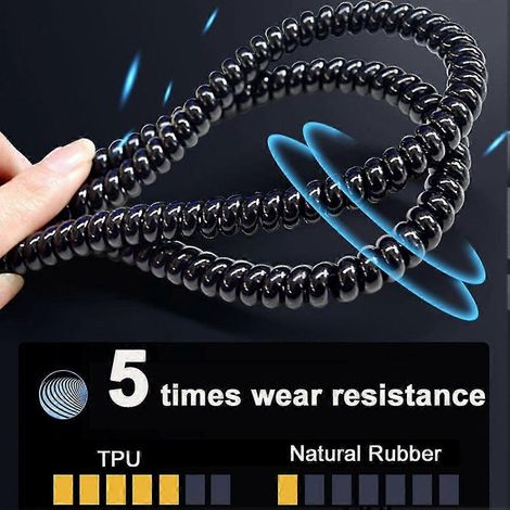 6 piezas de tubo protector de cable en espiral de 1 m para bicicleta eléctrica, funda protectora de cable para patinete