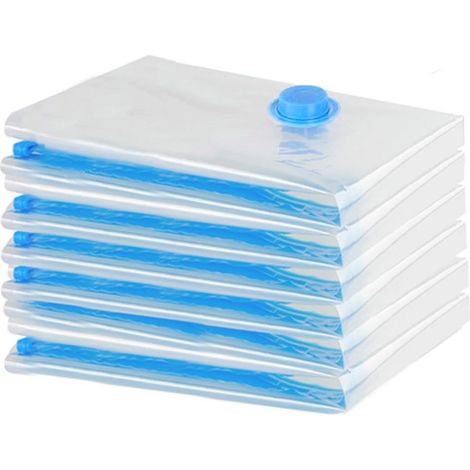 Sacs de rangement sous vide extra larges - Sacs hermétiques pour vêtements, couettes, draps, oreillers - Lot de 5 (XXXL)