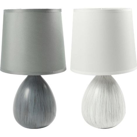 LAMPADA ABAT JOUR DA TAVOLO CON PARALUME GIADA LIPARI 33CM ASSORTITO