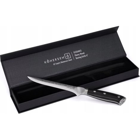 Cuchillo deshuesador Kohersen Elegance de madera de ébano de 15,2 cm (1/5)