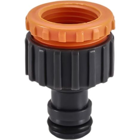 Raccord de tuyau, raccord mamelon femelle 1/2" et 3/4", kit d'adaptateurs universels à raccord rapide en ABS pour tuyaux d'arrosage, robinets, lave-autos et machines à laver (1/5)