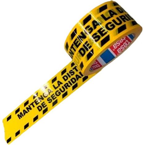 Nastro Adesivo TESA Giallo Nero 33 m (1/2)