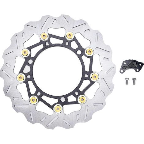 267 mm Edelstahl-Motorrad-Vorderradbremsscheibe, komplettes Bremssattel-Adapterset, Ersatz für NMAX125, NMAX155, AEROX155, NVX155 (1/5)