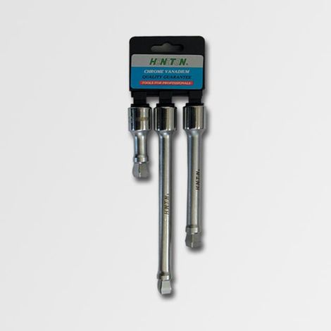 Juego de 3 extensiones articuladas Honiton, modelo 4003, herramientas profesionales para acceder a espacios difíciles, alta durabilidad, precisión y resistencia para trabajos pesados.