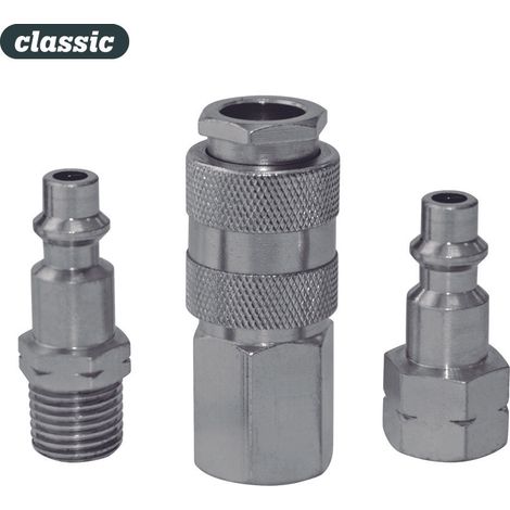 Luftverbinder mota herramientas A100 silber Metall 15 cm