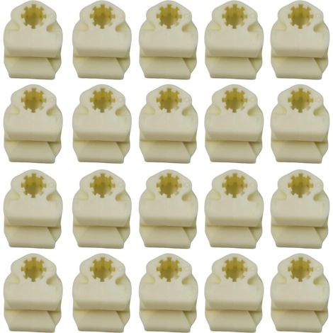 20 Pcs Brake Hose Clips Brake Cable Holder Fasteners for Fixing Brake Hose Plastic Pipe Holder for MK4 Golf X6 Tdi Gti V5 V6 R32 (1/5)