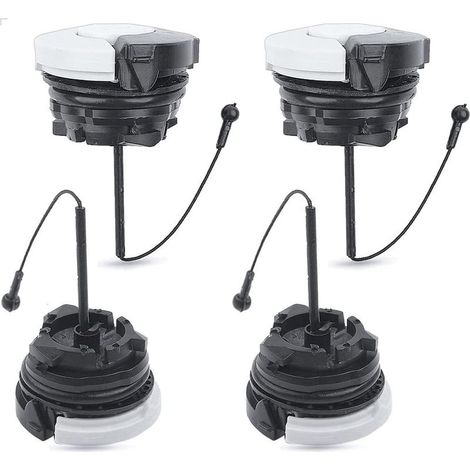 4 Pièces Bouchon de Réservoir pour Tronçonneuse STIHL MS210 MS230 MS240 MS250 MS260 MS192 MS211 MS171 MS181 MS200 MS360, Bouchon Remplissage Huile (4 Bouchon d'essence) (1/5)