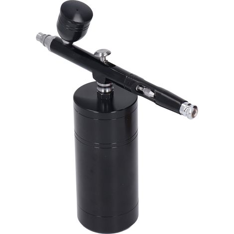 Tragbares Airbrush-Set mit Kompressor, USB-aufladbarer Akku-Pistole, 18 psi, Handgerät, Schwarz (1/5)