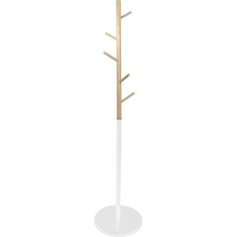 Portemanteau miko blanc 40x173x40 cm