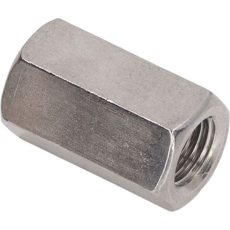 Écrous raccord hexagonaux M16x2, lot de 5 connecteurs en acier inoxydable 304, fixation industrielle L40mm, filetage métrique, robuste et durable (1/5)