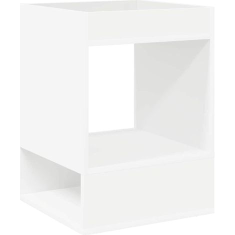 Maison Exclusive - Beistelltisch Weiß 40 x 40 x 56 cm Holzwerksto