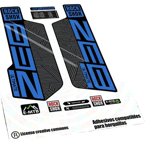 Pegatinas, vinilo de alta calidad, diseño personalizable, azul 084 (1/2)