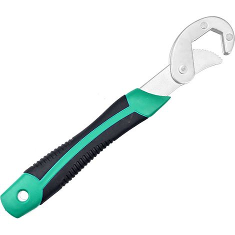 Jeu de clés à pipe, clé universelle à extrémité ouverte, clé à pipe réglable à grande ouverture (8-32 mm), clé réglable multi-usages, jeu de clés universelles sans dents. (1/5)