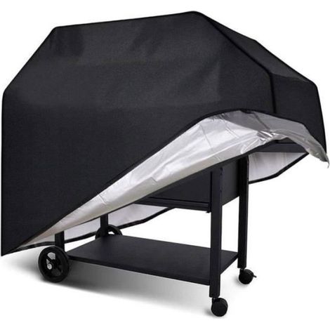 Housse Barbecue - Rectangulaire - 100 x 60 x 150 cm - Tissu Oxford 210D - Noir - 1 Pièce (1/5)