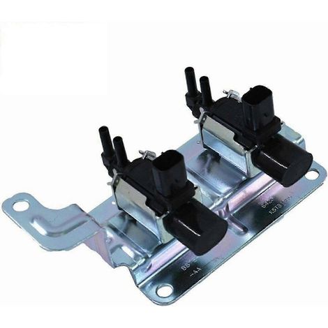Válvula solenoide de vacío para control del colector de admisión para Ford Fiesta Focus 4M5G-9J559-NB 4M5G9J559NP2025050900025 Negro Plata SZRH (1/4)