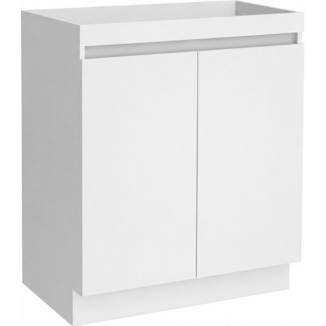 Meuble Sous-Vasque 60cm ALTERNA Primeo 2 Portes Blanc - 4269247