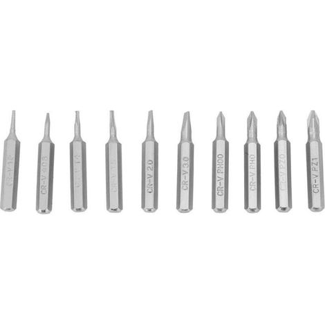 Schraubendreher-Bit-Set, Reparaturwerkzeug PH00 PH0 Z1 Z0 3.0 2.0 1.0 T5 T4 Star 08 für Mobiltelefone und andere elektronische Geräte (1/4)