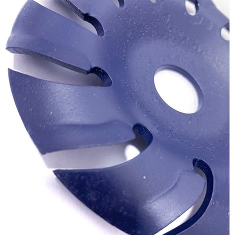 Lot de 2 disques de polissage 125/22 mm pour meuleuse – Roues à brosser pour bois et métal – Accessoire de finition et brossage (1/4)
