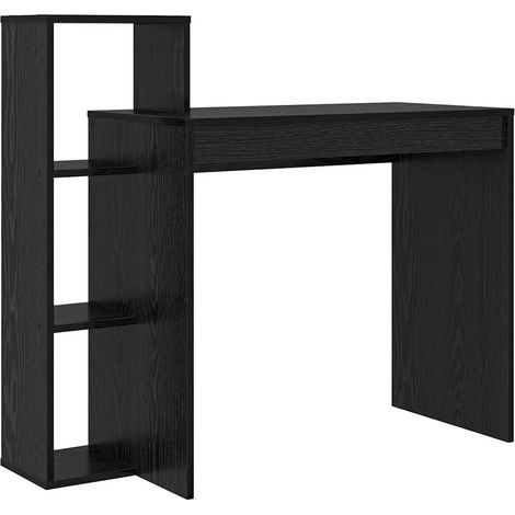 Maison Exclusive - Schreibtisch mit Regal Schwarz Eichen-Optik 10