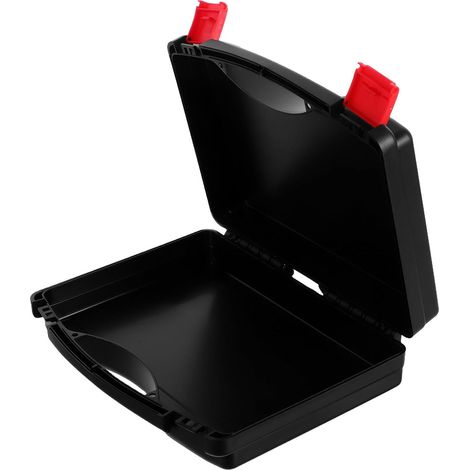 Boîte à Outils en PP Noire Multifonctionnelle, Robuste et Antichoc, Rangement des Outils Mécaniques la Maison Voiture (1/5)