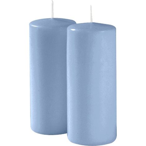 Cereria Di Giorgio Cero D 6 Cm H 15 Cm Dusty Blu 6 Pz