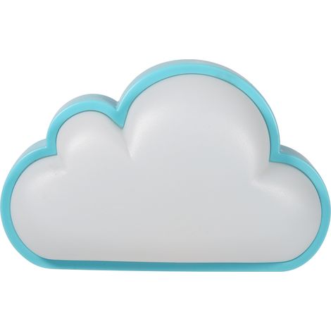 Veilleuse Led Nuage - Capteur De Lumière Automatique - Pour Chambre Enfant Et Salle De Bain - 0.5w (1/5)