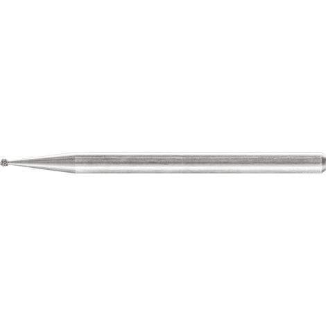 PFERD TOOLS Diamant-Schleifstift Kugel Ø1,0mm Schaft-Ø3 mm D181 (grob) zum Gravieren und Entgraten 5 Stk (1/5)