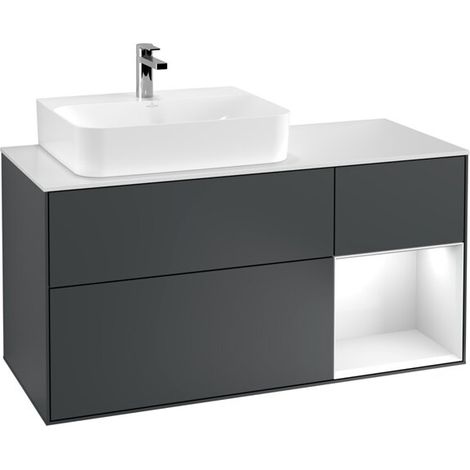 Villeroy & Boch G151GFHG Meuble sous-lavabo Finion G15 (1/2)