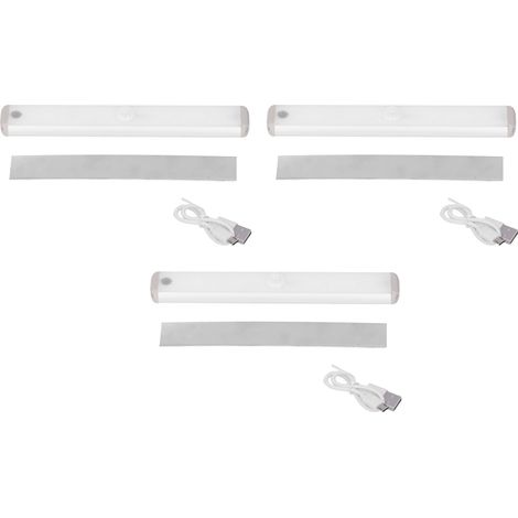 Lampe LED Armoire - Détection Infrarouge Sans Fil - Gradation Continue - Batterie Rechargeable USB 1000 mAh - Magnétique Arrière - Pour Placard Cuisine Dressing (1/5)