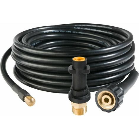 Tuyau Deboucheur Canalisation - 10 M - 160 Bar - Pour Nettoyeur Haute Pression - 9 Mm Diametre - 1 Piece (1/5)