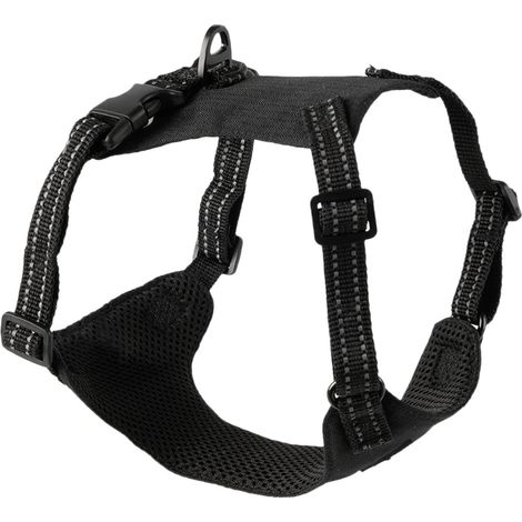 Reflektierendes Hundegeschirr, leichte, verstellbare Netzweste für kleine, mittlere und große Hunde (1/2)