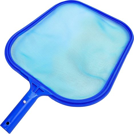 Épuisette de piscine Blissun, sac de récupération à mailles fines, épuisette et râteau à feuilles pour le nettoyage des piscines, jacuzzis, spas et fontaines. (1/5)