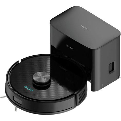 Cecotec Robot Aspirapolvere e Lavapavimenti con Base Autovuotante Conga Y50. Navigazione Laser