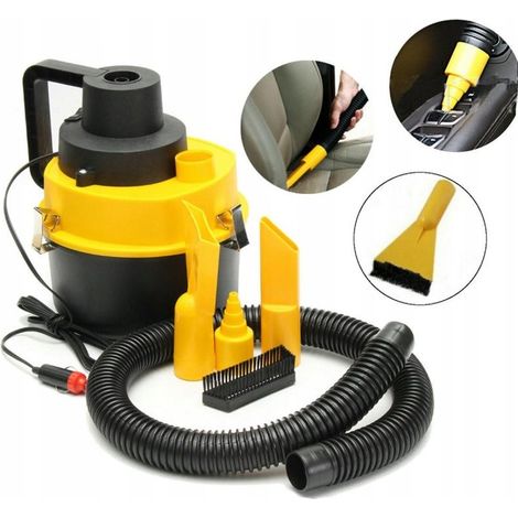 Aspirapolvere per auto 12V 3 bocchette ASCIUTTO E LIQUIDO