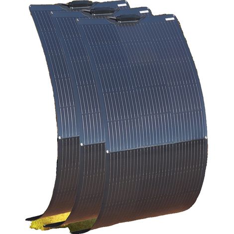 Panneau Solaire, Design Flexible, Compatibilité 12V et 24V, 450w 3pcs 150w (1/2)