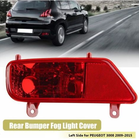 T4W Couvercle de Feu Antibrouillard Arrière Gauche Pour PEUGEOT 3008 2009-2015 (1/4)