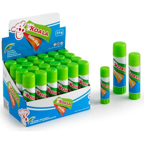 Koala Colla Stick Atossica 10 g - Confezione da 24 Pezzi