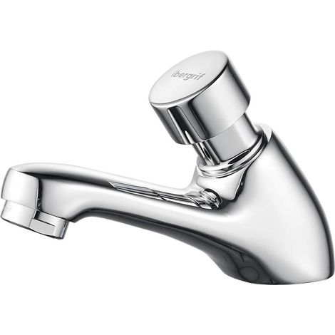 Ibergrif Temporizzatore miscelatore per lavabo cromato (1/4)