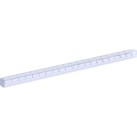 Règle mathématique droite et précise de 1 cm d'épaisseur, légère (1/5)