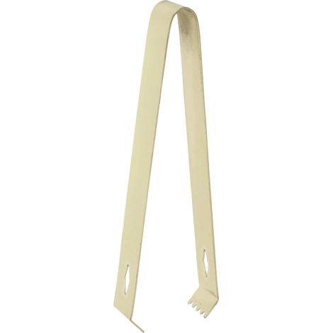 Pince à glaçons en acier inoxydable plaqué or pour bar, forme losange épais (1/5)