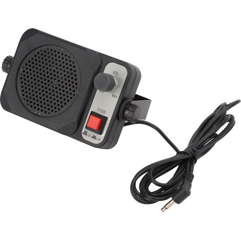 Externer Lautsprecher für Walkie-Talkies, 8 Ohm, kraftvoller Klang, einstellbare Lautstärke, für YAESU und KENWOOD (1/5)